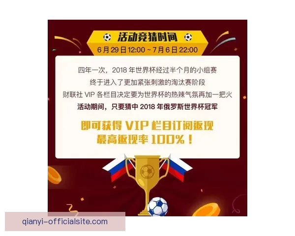 世界杯竞猜签到奖励助力畅享丰厚礼品活动火爆开启